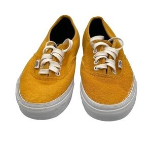 Vans Yellow Low Top Lace Up Sneakers Size 8 Women's (6.5 Men's)
